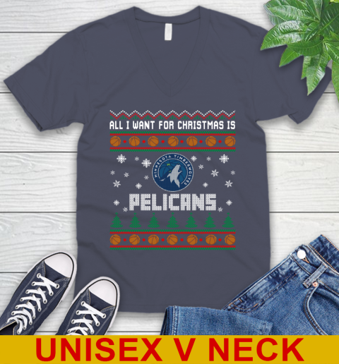 NBA Basketball All I Want For Christmas Is New Orleans Pelicans 53