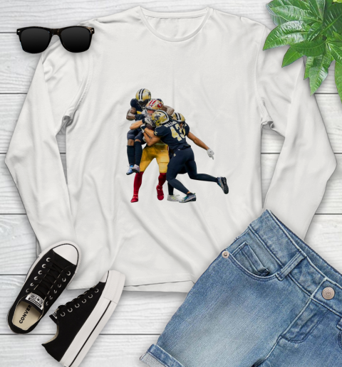 Sprint Football San Francisco 49ers And New Orleans Saints Shirts 133
