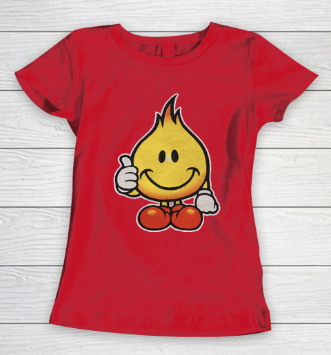 World Industries Flame Boy Hook Ups Skate Hookups Hook Ups 90's Vintage Women's T-Shirt 9
