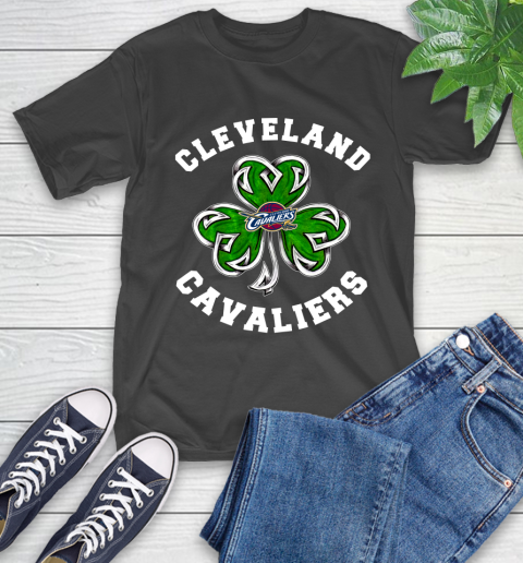 NBA Cleveland Cavaliers Three Leaf Clover St Patrick's Day Basketball Sports T-Shirt