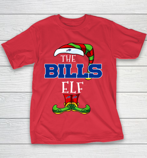 Buffalo Bills Christmas ELF Funny NFL Youth T-Shirt 7