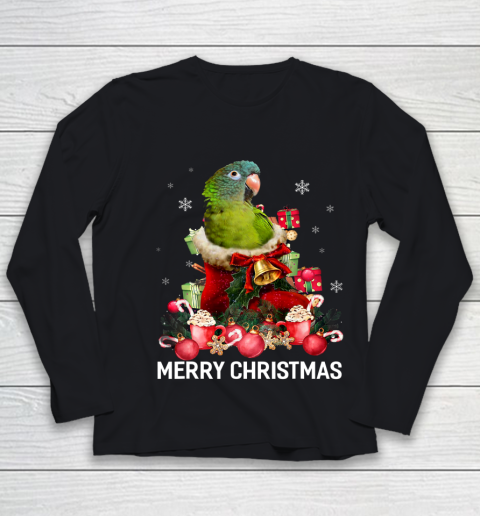 Parrot Ornament Decoration Christmas Tree Tee Xmas Gift Youth Long Sleeve