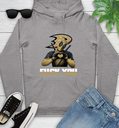 NHL Deadpool Love You Fuck You Hockey Sports Youth Hoodie 6