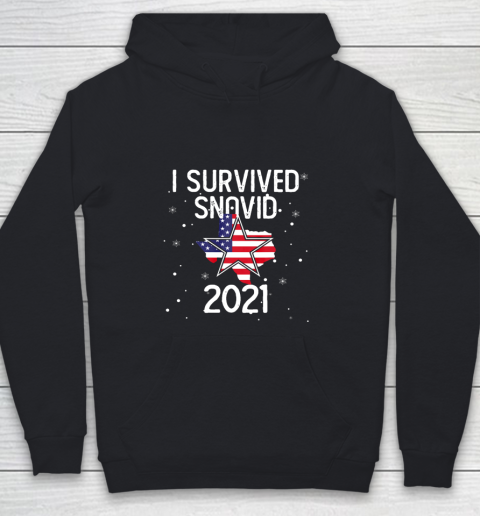 I Survived Snovid 2021 Texas Snowstorm Youth Hoodie