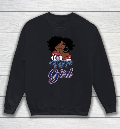 Chicago Cubs Girl MLB Sweatshirt