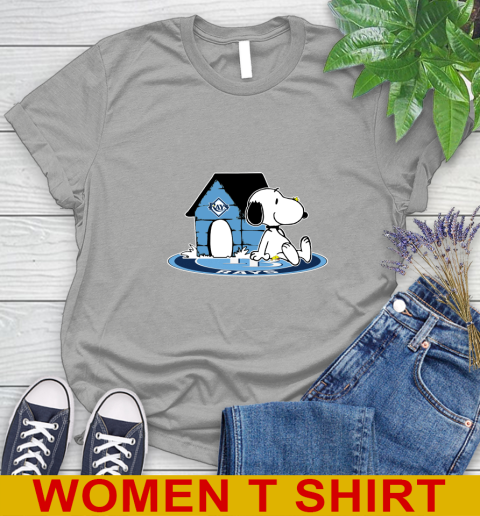 MLB Baseball Tampa Bay Rays Snoopy The Peanuts Movie Shirt Women's T-Shirt 11