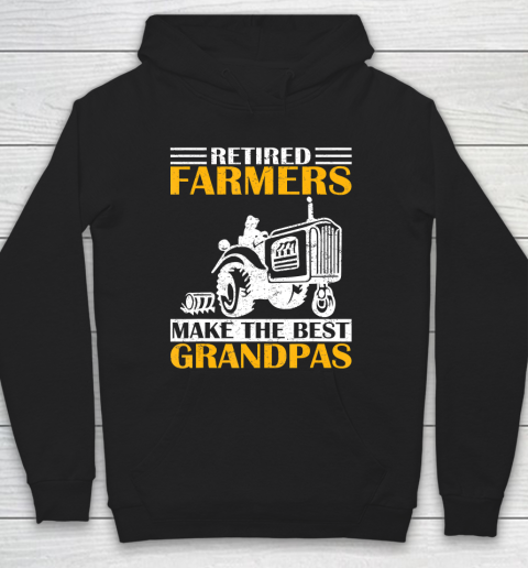 GrandFather gift shirt Retired Farmer Tractor Make The Best Grandpa Retirement Gift T Shirt Hoodie