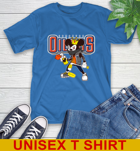 Edmonton Oilers NHL Hockey Mickey Peace Sign Sports T-Shirt 9