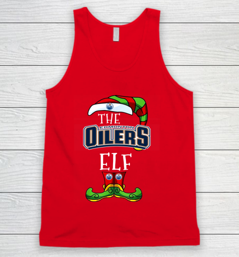 Edmonton Oilers Christmas ELF Funny NHL Tank Top 5