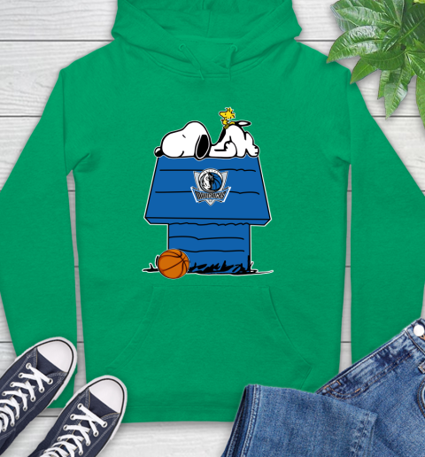 Dallas Mavericks NBA Basketball Snoopy Woodstock The Peanuts Movie Hoodie 8