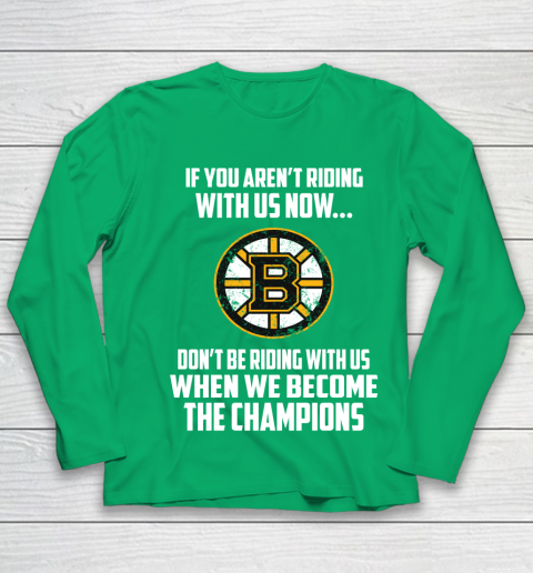 NHL Boston Bruins Hockey We Become The Champions Youth Long Sleeve 4