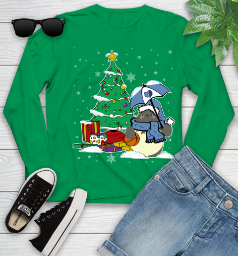 Memphis Grizzlies NBA Basketball Cute Tonari No Totoro Christmas Sports Youth Long Sleeve 7
