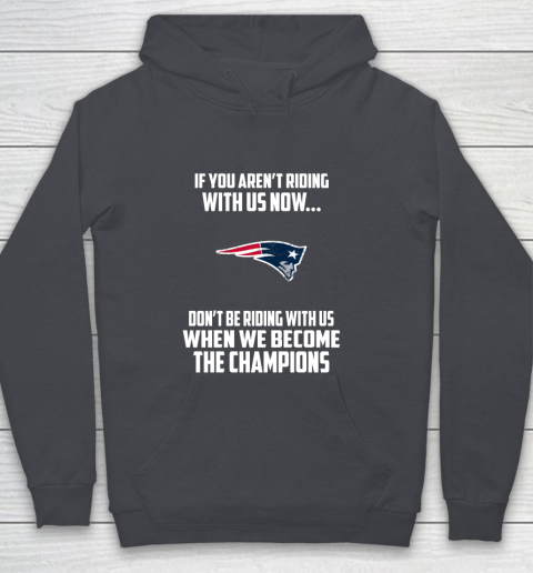 NFL New England Patriots Football We Become The Champions Youth Hoodie 5