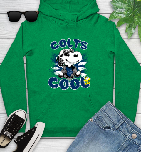 NFL Football Indianapolis Colts Cool Snoopy Shirt Youth Hoodie - Image 8