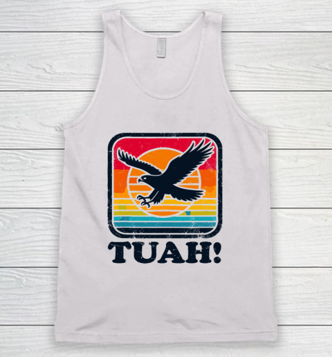 Funny Hawk Tuah Tush Camping Hiking Sarcastic Tank Top