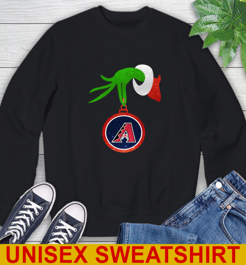 Arizona Diamondbacks Grinch Merry Christmas MLB Baseball Sweatshirt 2