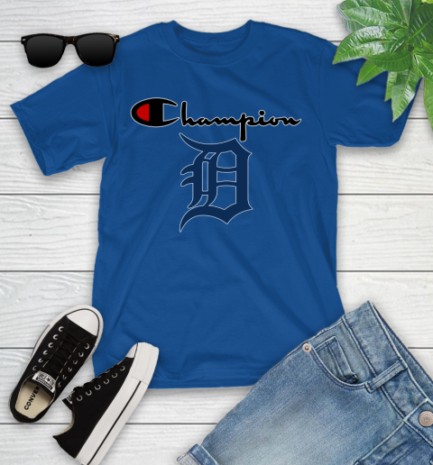 MLB Baseball Detroit Tigers Champion Shirt Youth T-Shirt 6