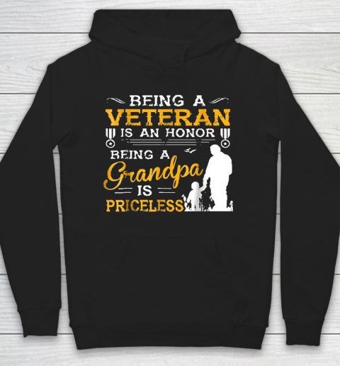 Grandpa Funny Gift Apparel  Mens Veteran Grandpa Gift For Grandfather Hoodie