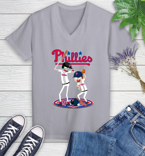 MLB Philadelphia Phillies Rick And Morty Baseball 80
