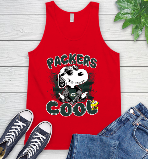 NFL Football Green Bay Packers Cool Snoopy Shirt Tank Top 5