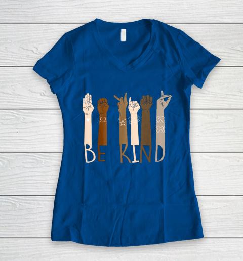 Be Kind Hand Sign Language Teachers Melanin Interpreter Asl T-Shirt Be Kind Hand Sign Language Teachers Melanin Interpreter Asl T-Shirt