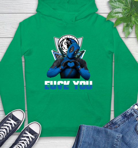 NBA Dallas Mavericks Deadpool Love You Fuck You Basketball Sports Hoodie 8