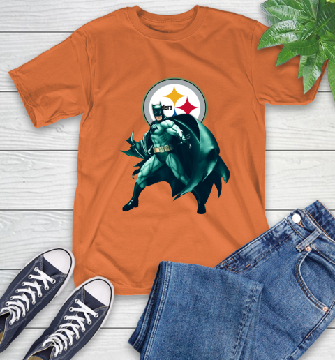 NFL Batman Football Sports Pittsburgh Steelers T-Shirt 5