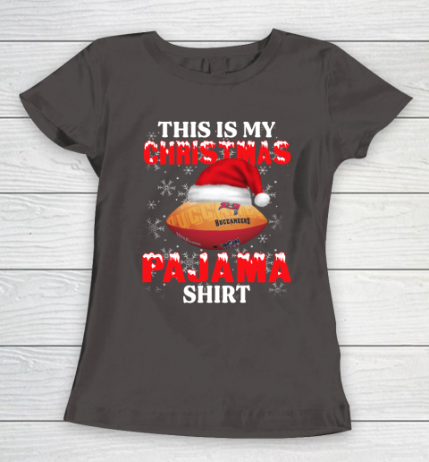Tampa Bay Buccaneers This Is My Christmas Pajama Shirt NFL Women's T-Shirt 7