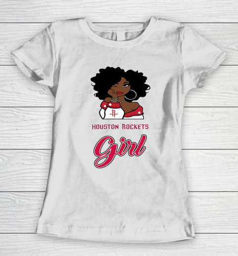 Houston Rockets Girl NBA Women's T-Shirt 3