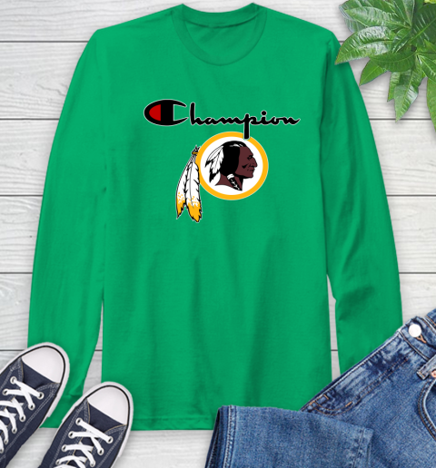 NFL Football Washington Redskins Champion Shirt Long Sleeve T-Shirt 5