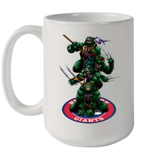 NFL Football New York Giants Teenage Mutant Ninja Turtles Shirt Ceramic Mug 15oz