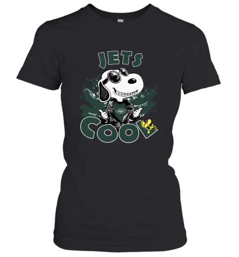 New York Jets Snoopy Joe Cool We're Awesome Women's T-Shirt