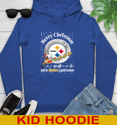 Pittsburgh Steelers Merry Christmas To All And To Steelers A Good Season NFL Football Sports Youth Hoodie 10