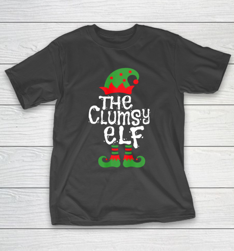 Clumsy Elf Family Matching Christmas Group Funny Pajama T-Shirt