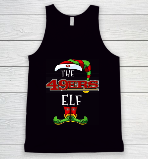 San Francisco 49ers Christmas ELF Funny NFL Tank Top