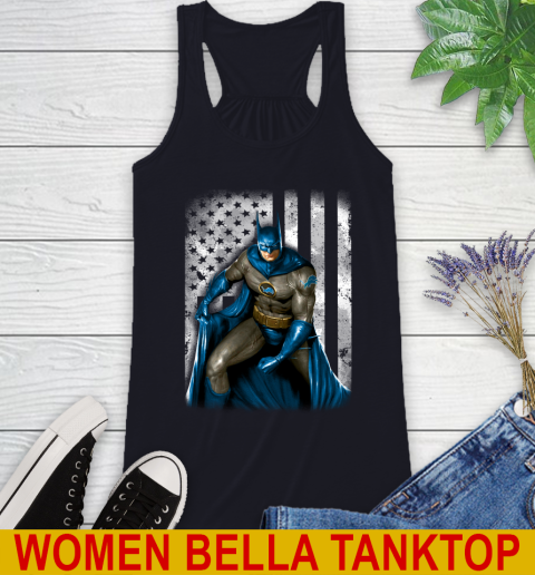Detroit Lions NFL Football Batman DC American Flag Shirt Racerback Tank 8