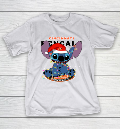 Cincinnati Bengals NFL Football noel stitch Christmas T-Shirt 9