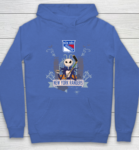 NHL New York Rangers Hockey Jack Skellington Halloween Hoodie 6