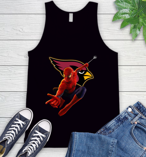 NFL Spider Man Avengers Endgame Football Arizona Cardinals Tank Top 2