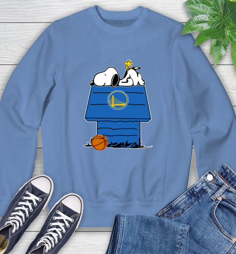 Golden State Warriors NBA Basketball Snoopy Woodstock The Peanuts Movie Sweatshirt 11