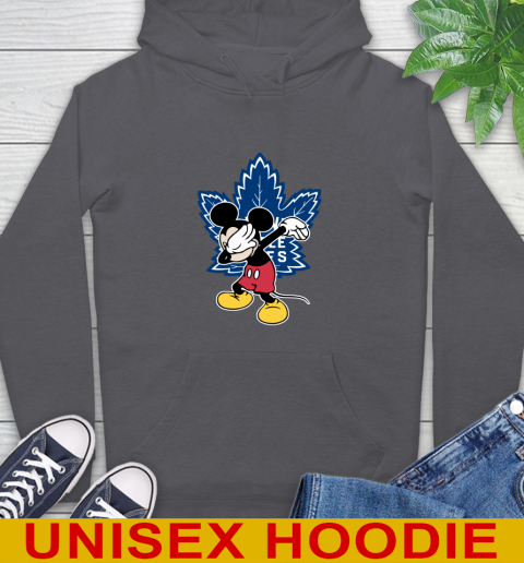Toronto Maple Leafs NHL Hockey Dabbing Mickey Disney Sports Hoodie 7