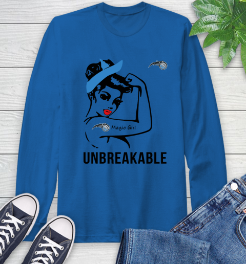 NBA Orlando Magic Girl Unbreakable Basketball Sports Long Sleeve T-Shirt 7