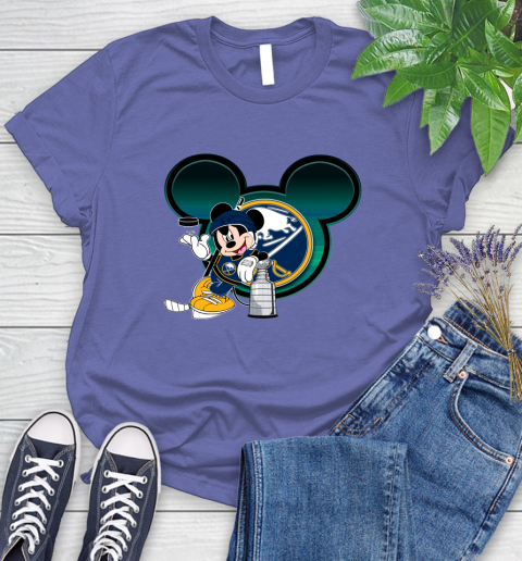 NHL Buffalo Sabres Stanley Cup Mickey Mouse Disney Hockey T Shirt Women's T-Shirt 11