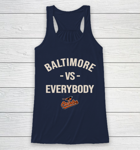 Baltimore Orioles Vs Everybody Racerback Tank 8