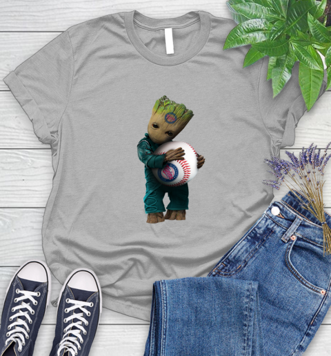 MLB Groot Guardians Of The Galaxy Baseball Sports Minnesota Twins Women's T-Shirt 5