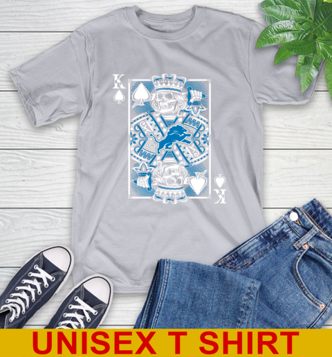 Detroit Lions NFL Football The King Of Spades Death Cards Shirt T-Shirt 5