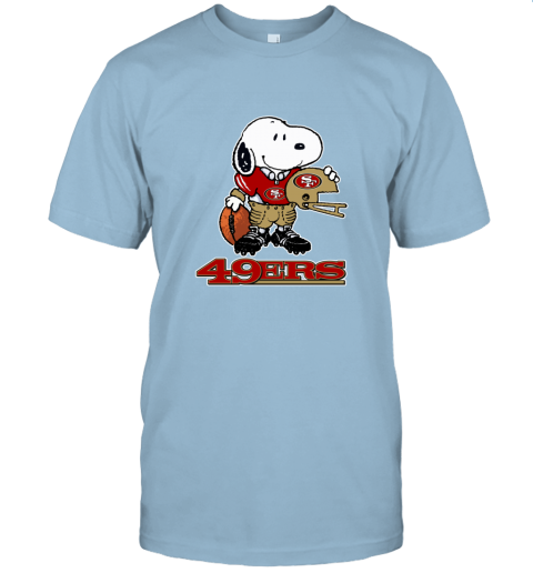 Snoopy A Strong And Proud San Francisco 49ers Player NFL Youth Sweatshirt 