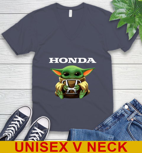 Star Wars Baby Yoda Hugs Honda Car Shirt 53