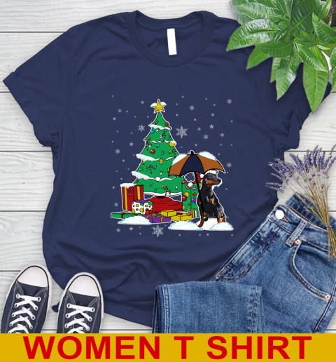 Dobermann Christmas Dog Lovers Shirts 96