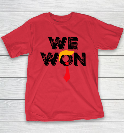 Donald Trump 47th President JD Vance We Won Get Over It 2024 Youth T-Shirt 7